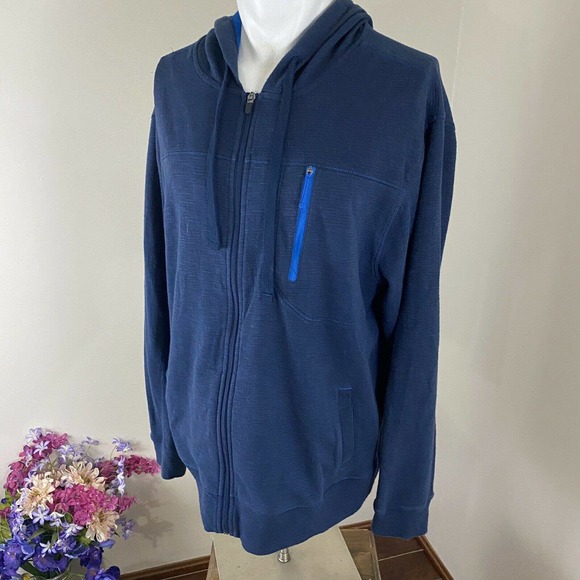 Eddie Bauer Lightweight Blue Athletic Jacket - Picture 2 of 11